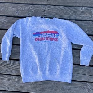 Special Olympics raglan crewneck sweatshirt